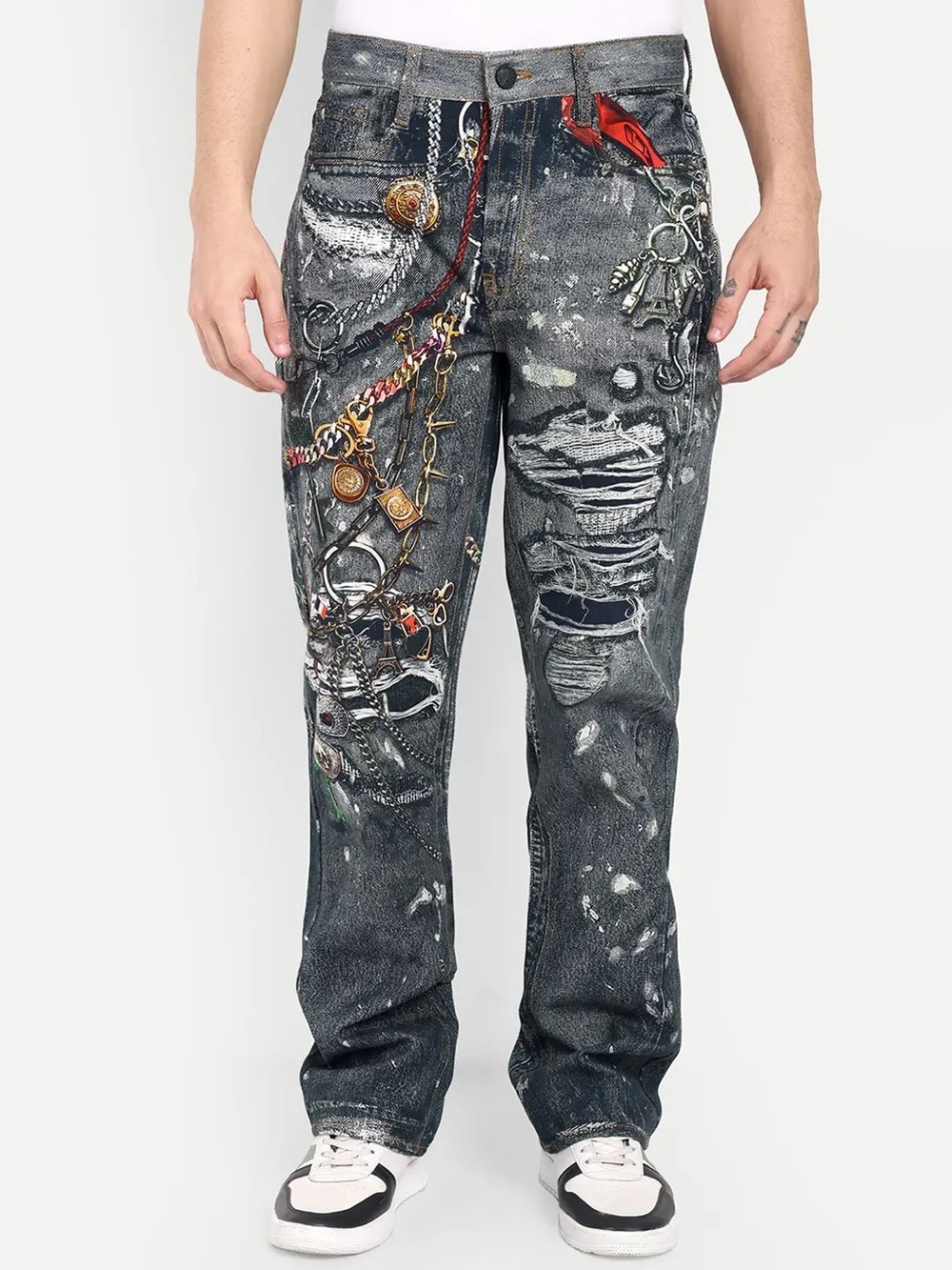 DECIBEL PRINTED DENIM